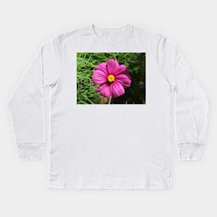 Cosmos Flower Kids Long Sleeve T-Shirt